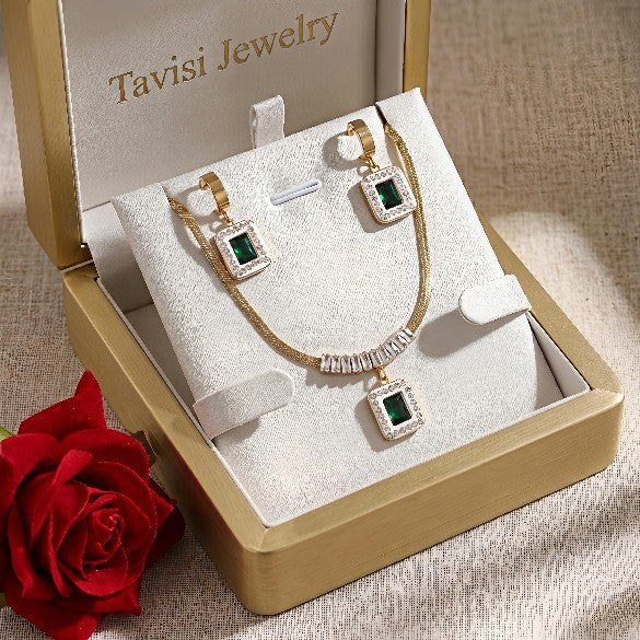 Tavisi Jewelry 316L surgical stainless steel anti tarnish necklace sets for women | premium jewelry collection