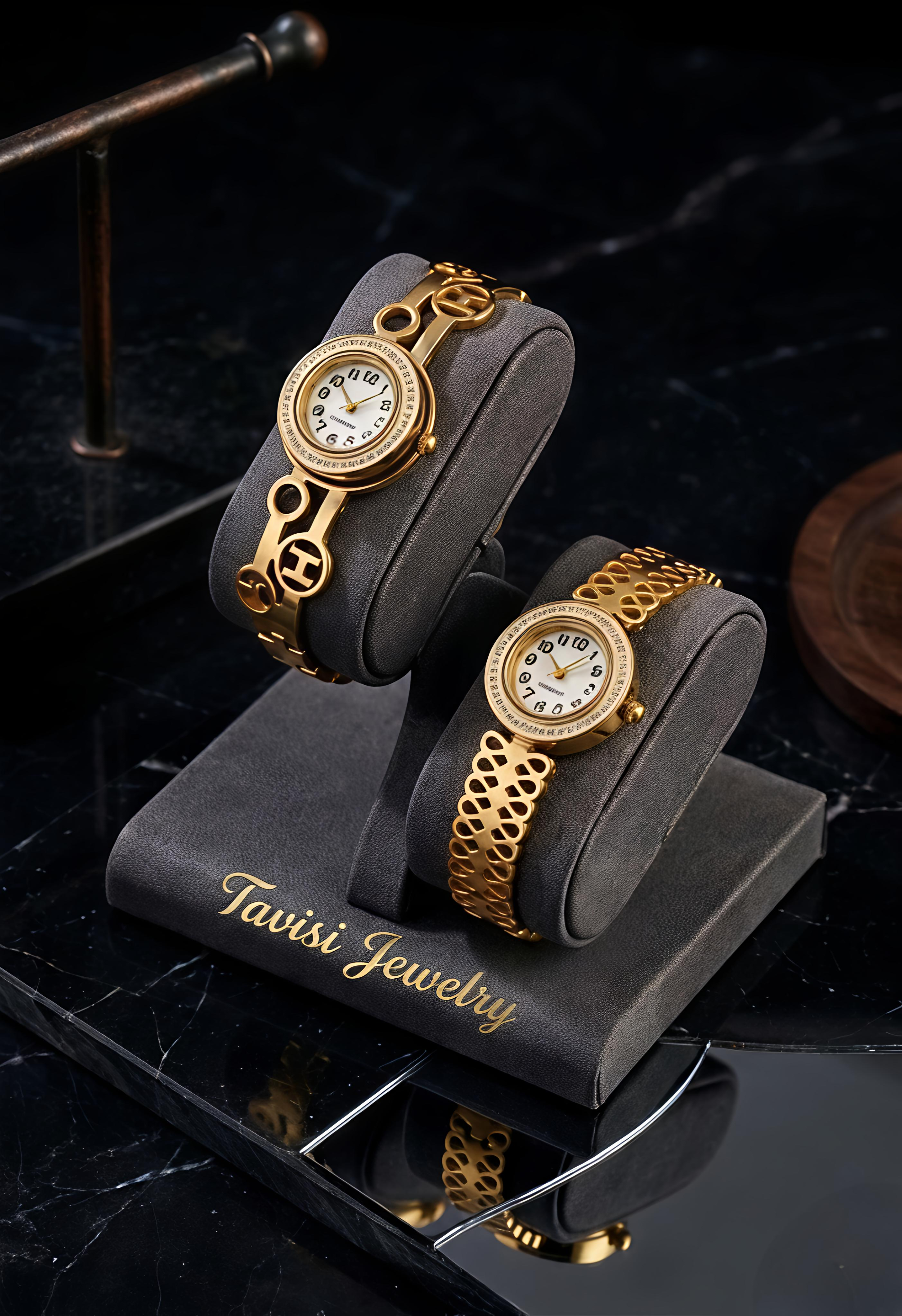 Tavisi Jewelry 316L surgical stainless steel anti tarnish watch bracelets for women | premium bracelet collection