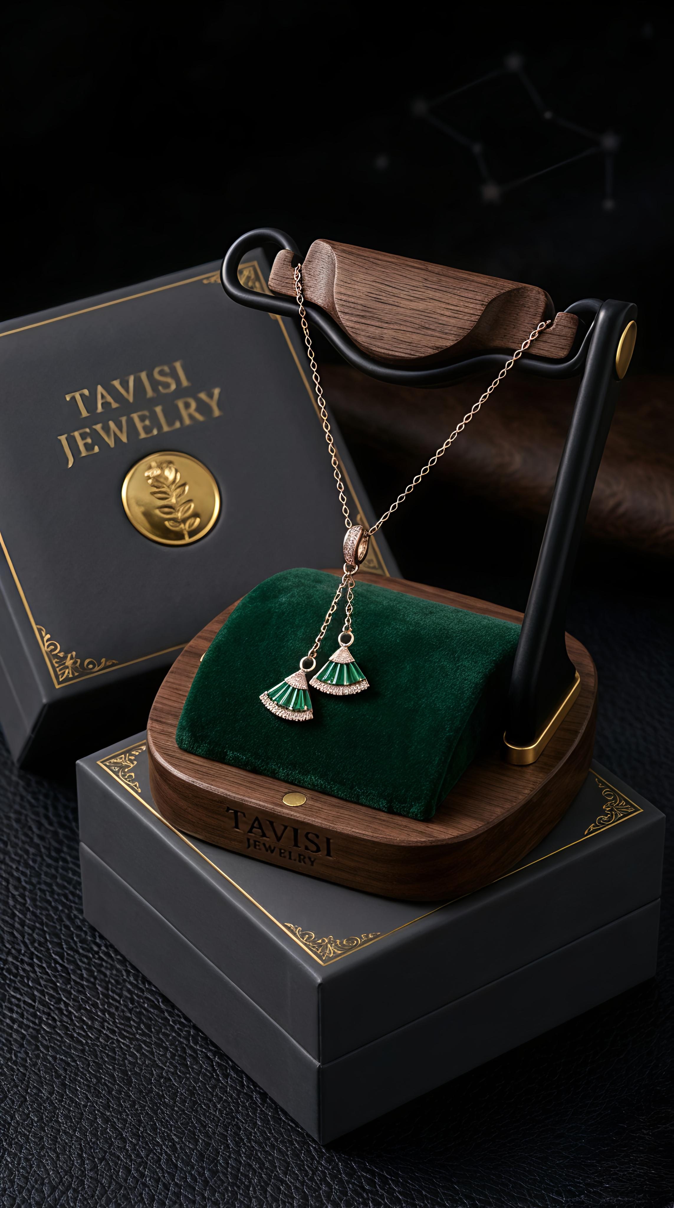 Tavisi Jewelry 18K surgical stainless steel anti tarnish rose necklaces for women | premium necklace collection