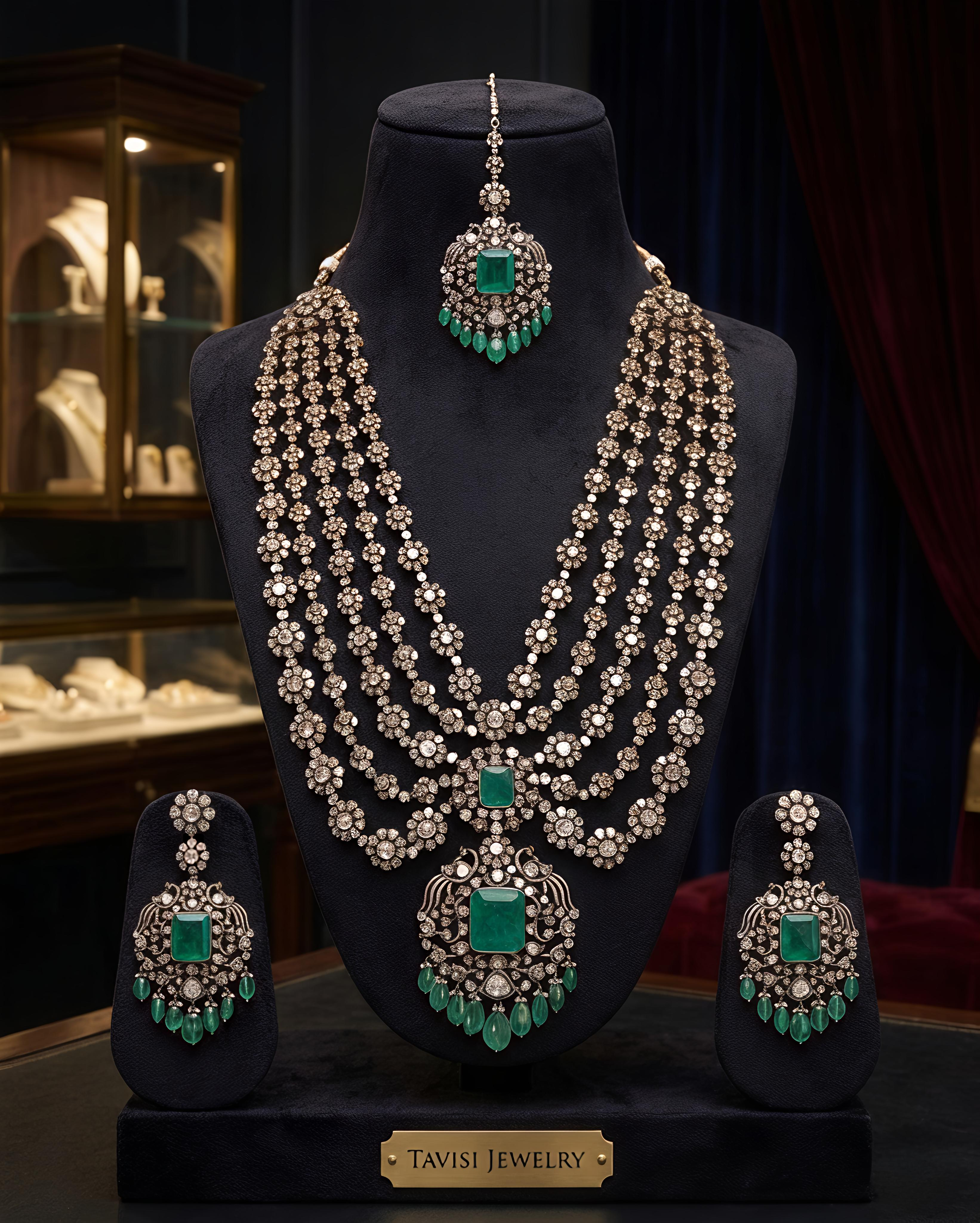 Tavisi premium AD CZ bridal jewellery collection for weddings