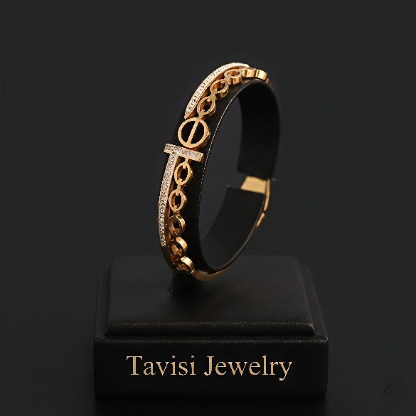 Tavisi Alina AD Bracelet 316L stainless steel 22K gold plated anti tarnish jewellery