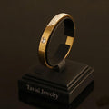 Tavisi Alina Spark AD Bracelet 22K gold plated anti tarnish stainless steel jewellery
