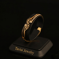 Tavisi Aura Eye AD Bracelet 316L stainless steel 22K gold plated anti tarnish jewellery
