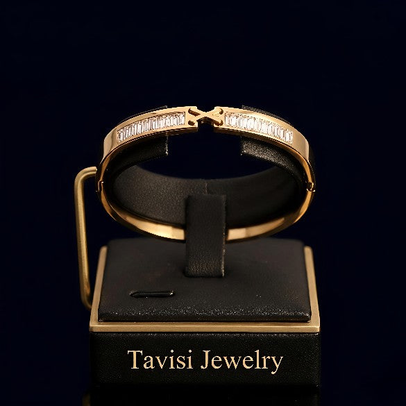 Tavisi Celina AD Bracelet 316L stainless steel 22K gold plated anti tarnish jewellery