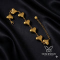 Bold Heart Link Gold Bracelet – premium anti tarnish luxury jewellery by Tavisi Jewelry