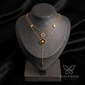 Clover Layered Necklace – premium anti tarnish layered jewellery by Tavisi Jewelry