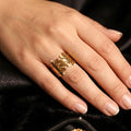 Gold Leaf Wrap Ring – premium anti tarnish luxury jewellery by Tavisi Jewelry