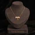 Tavisi Liora Butterfly Shine Pendant Necklace made with Premium 316L Surgical Grade Stainless Steel and long lasting 18K gold plated finish
