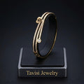 Tavisi Mireya AD Bracelet 316L stainless steel 22K gold plated anti tarnish jewellery