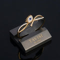 Tavisi Naira Evil Eye AD Bracelet 316L stainless steel 22K gold plated anti tarnish waterproof kada