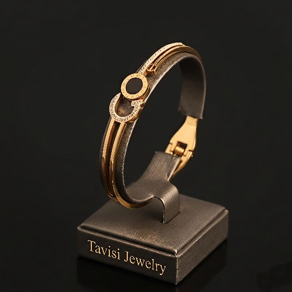 Tavisi Nora AD Bracelet 316L stainless steel 22K gold plated anti tarnish jewellery