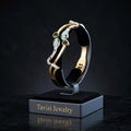 Zaira Serpent AD 316L stainless steel 22K gold plated anti tarnish bracelet by Tavisi